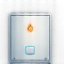 Icon representing a modern boiler system, ready for maintenance or installation.